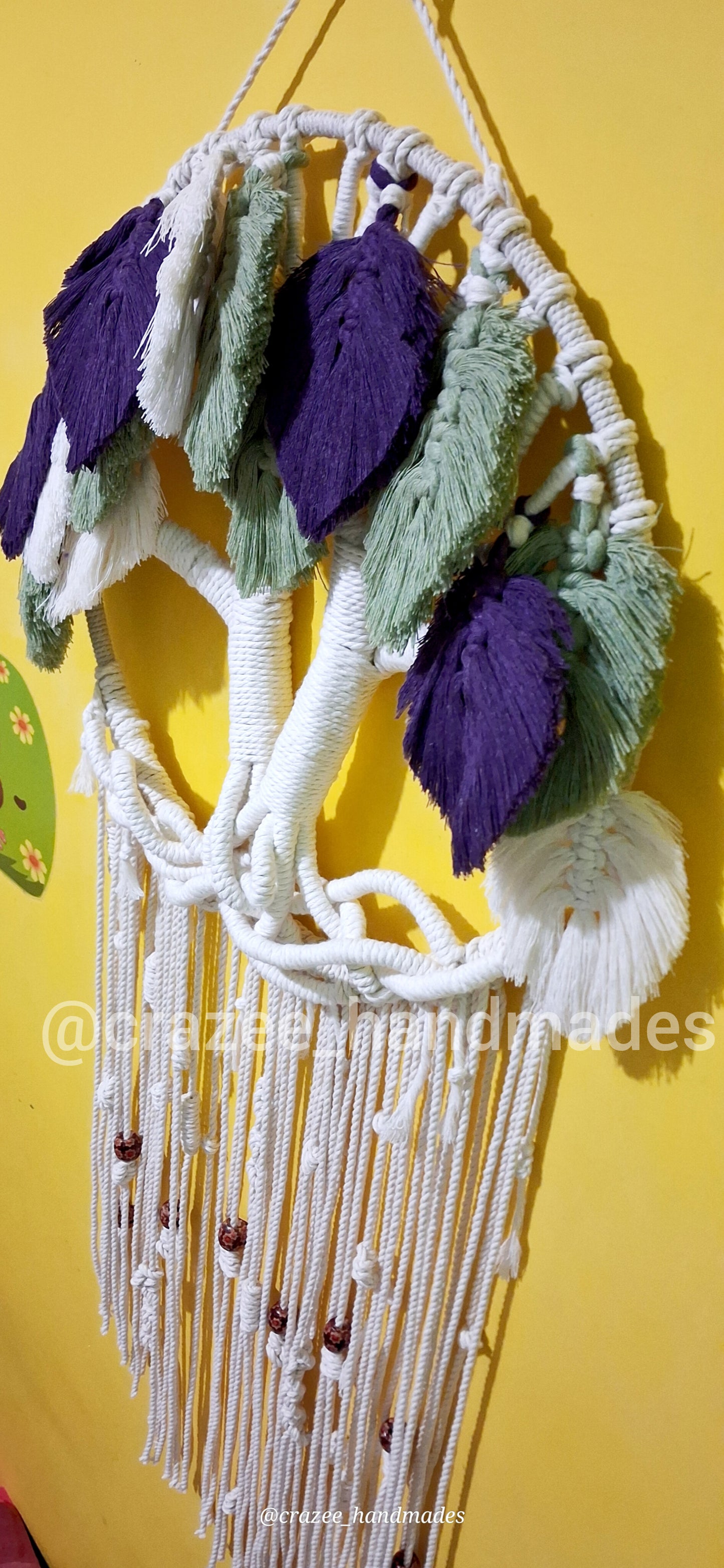 Macrame tree of life