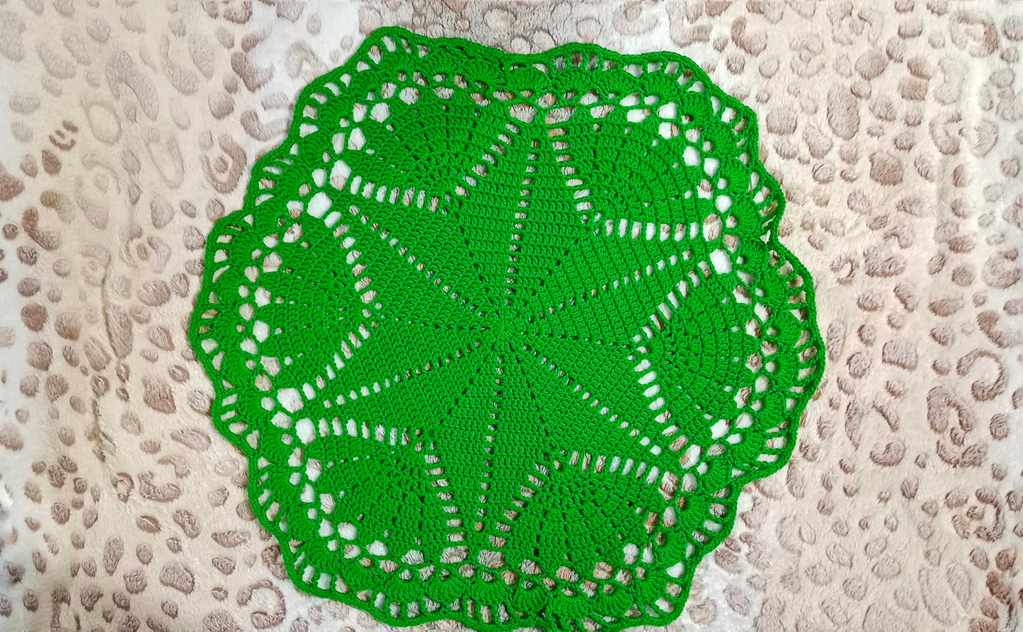 christmas crochet doily