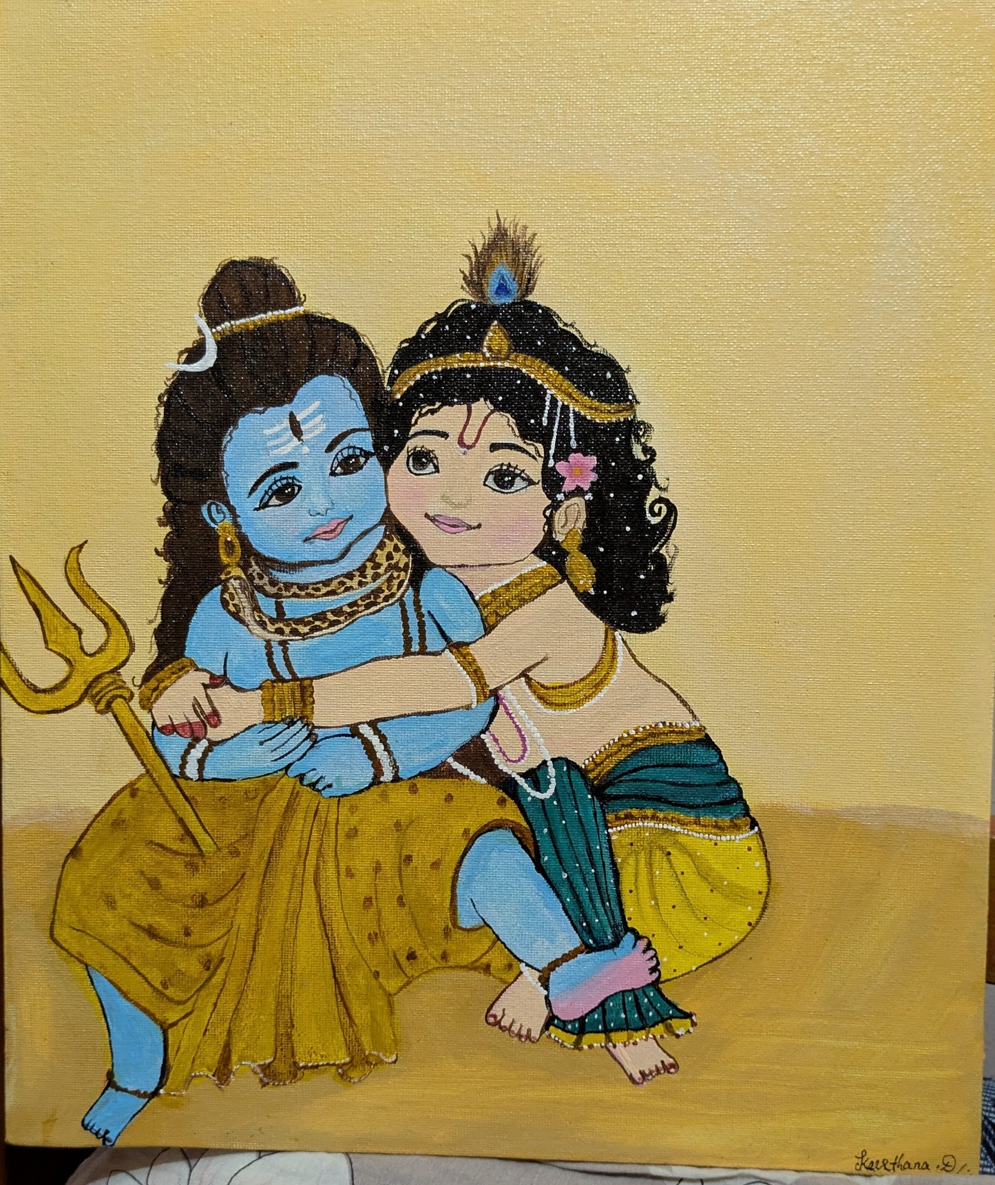 Canvas painting