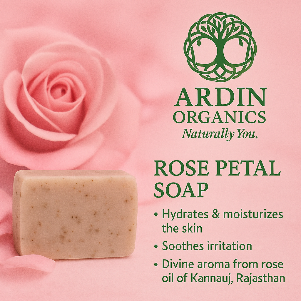 Ardin Organics Rose Almond Soap