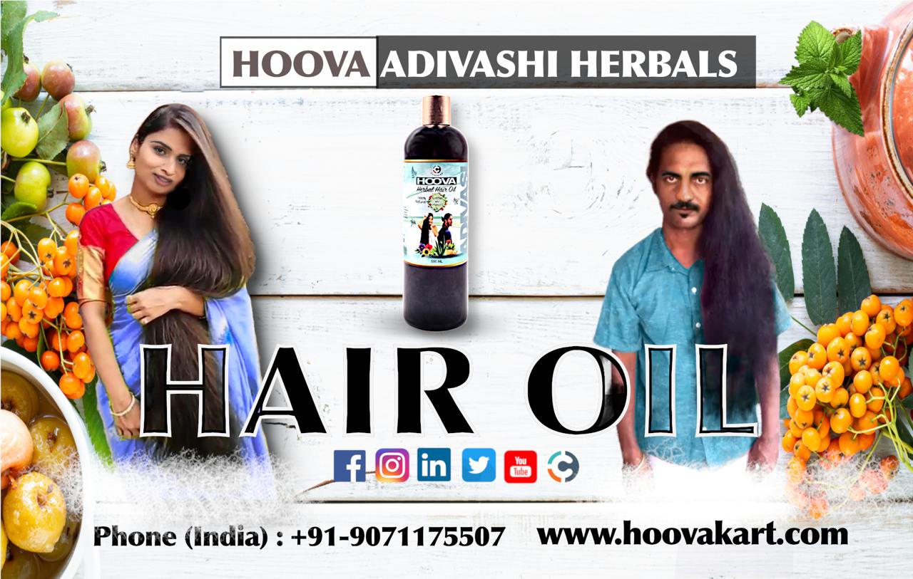 HOOVA Adivasi Herbal Hair Oil (1 L)