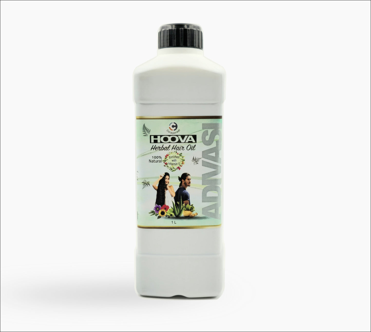 HOOVA Adivasi Herbal Hair Oil (1 L)