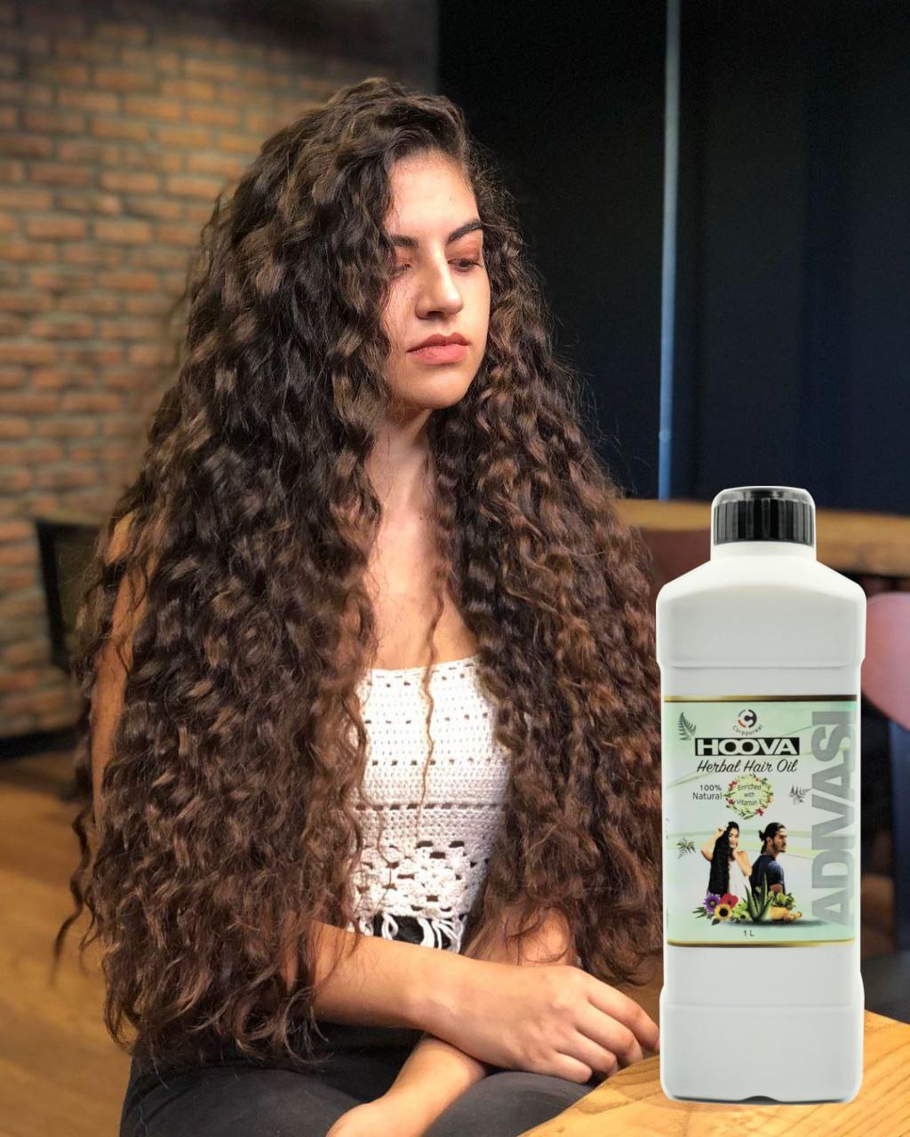 HOOVA Adivasi Herbal Hair Oil (1 L)