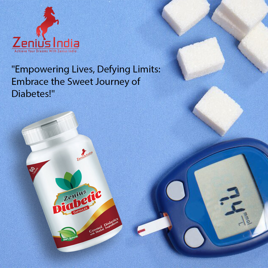 Zenius Diabetic Capsule for Sugar and Diabetes Control Medicine - 60 Capsules