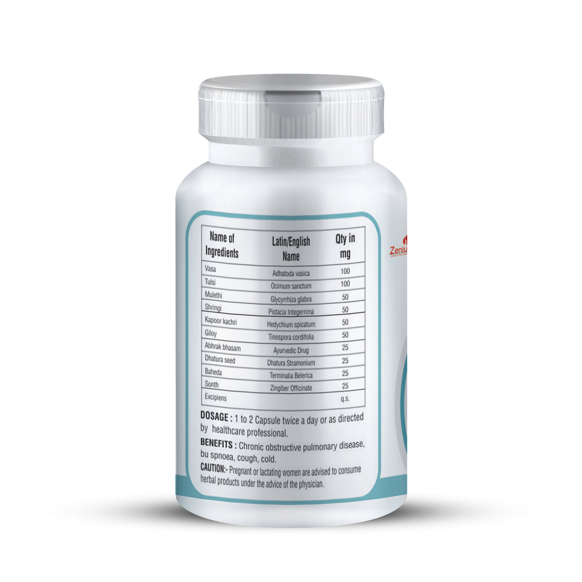 Zenius Asthma Care Capsule for Asthma relief & Asthma breathing capsule (60 Capsules)