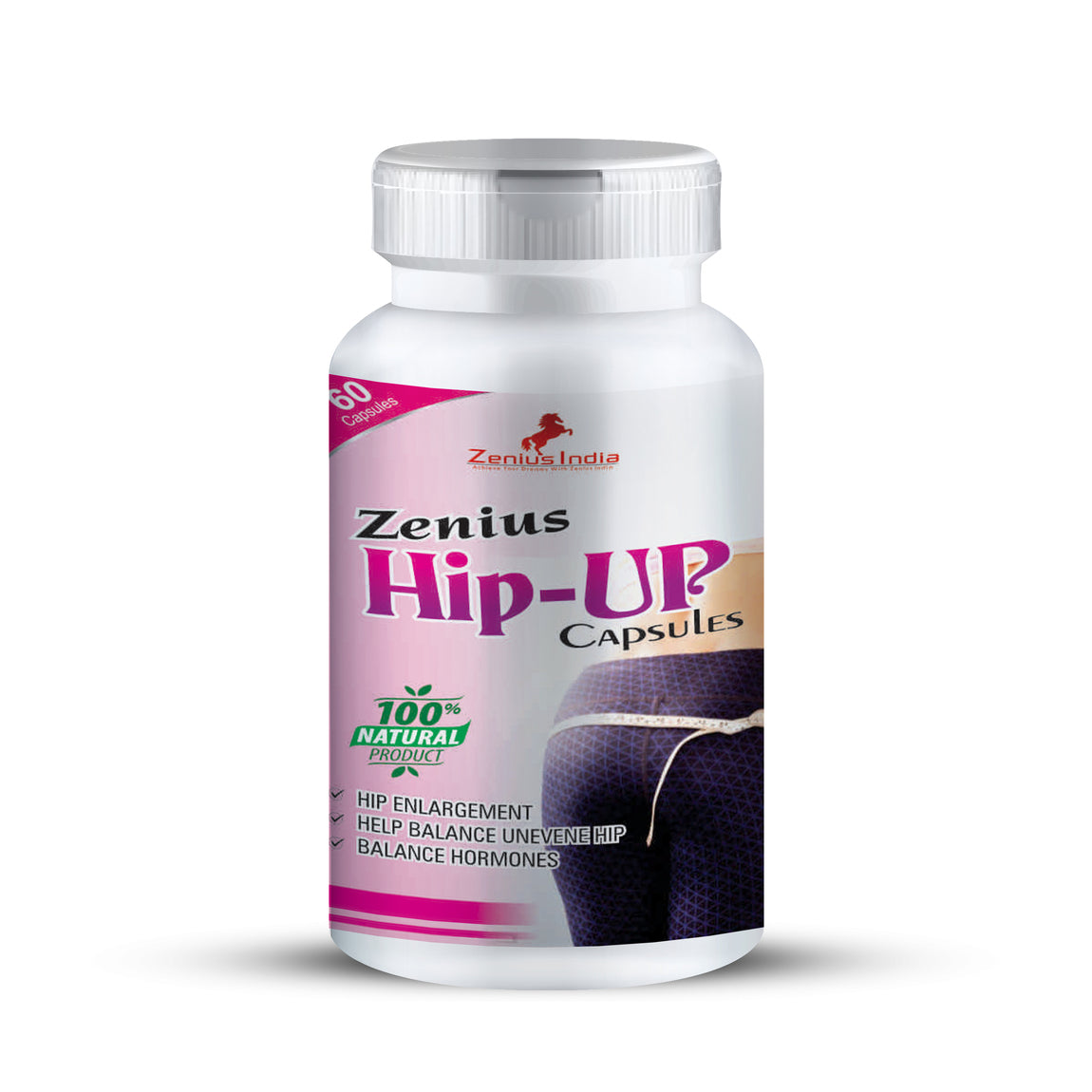 Zenius Hip-Up Capsule - Hips, Butt Enlargement Medicine - 60 Capsules