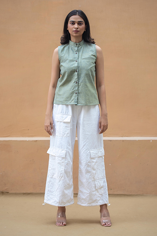 Green Swadeshi Staple Shirt