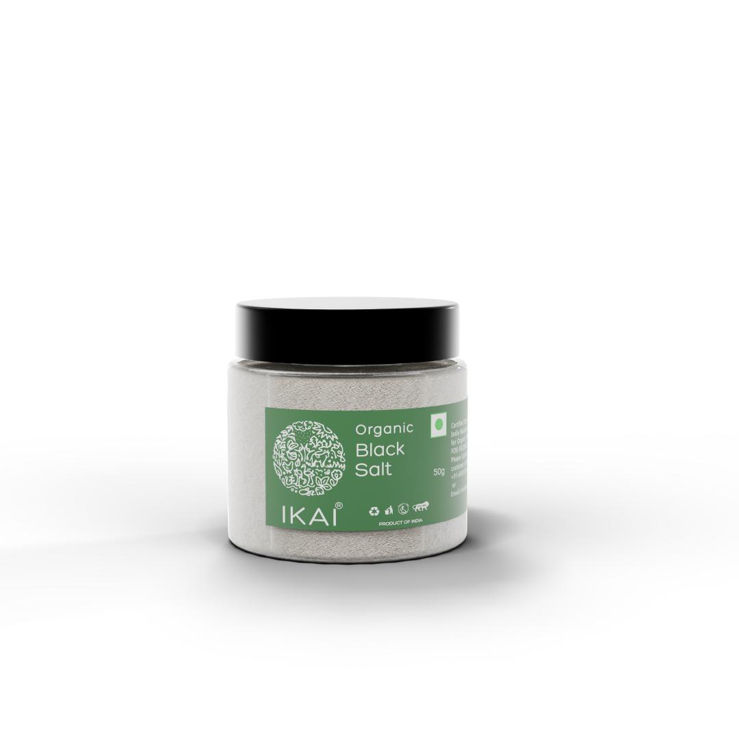 Natural Black Salt | Kala Namak | Mineral Rich | Flavour Enhancer | 50g