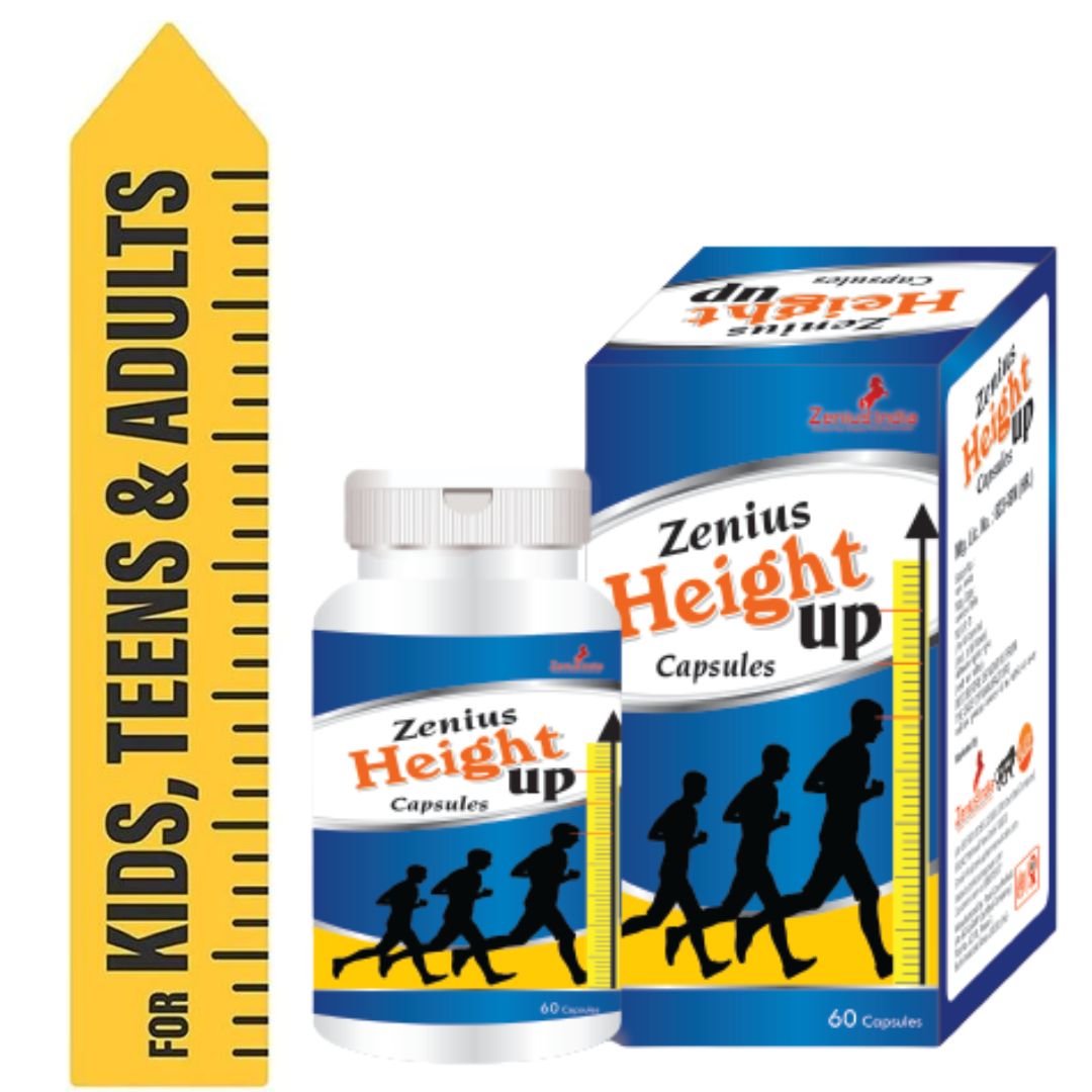 Zenius Height Up Capsule for Height Growth - 60 Capsules