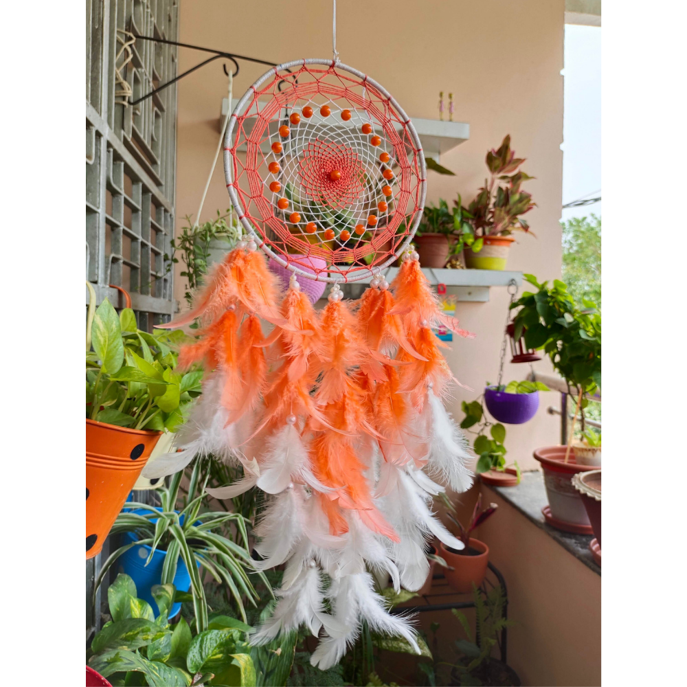 Peachy Vibes Dreamcatcher