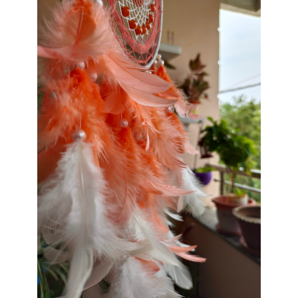 Peachy Vibes Dreamcatcher