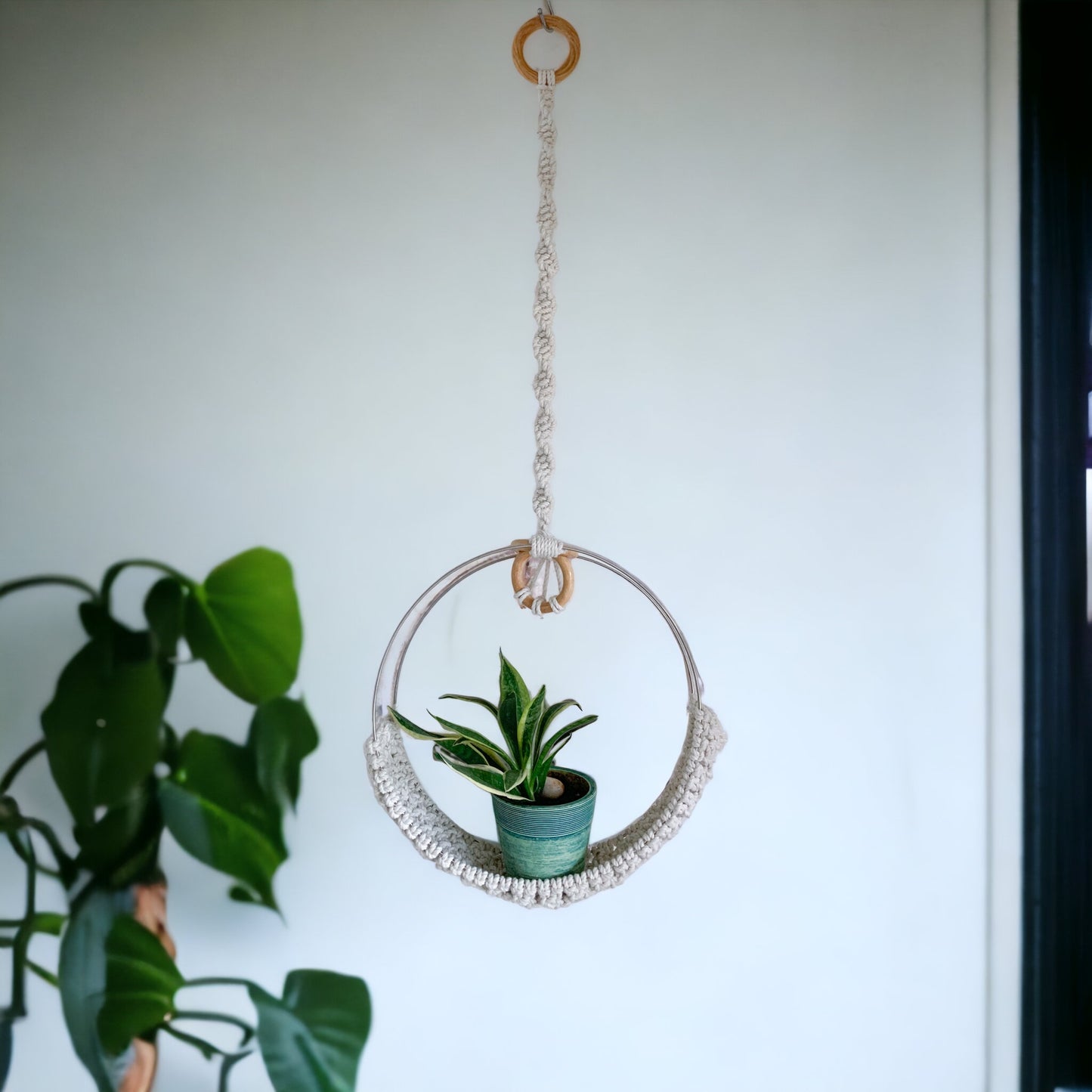 ZEN WEAVE - Macrame Circle Plant Hanger