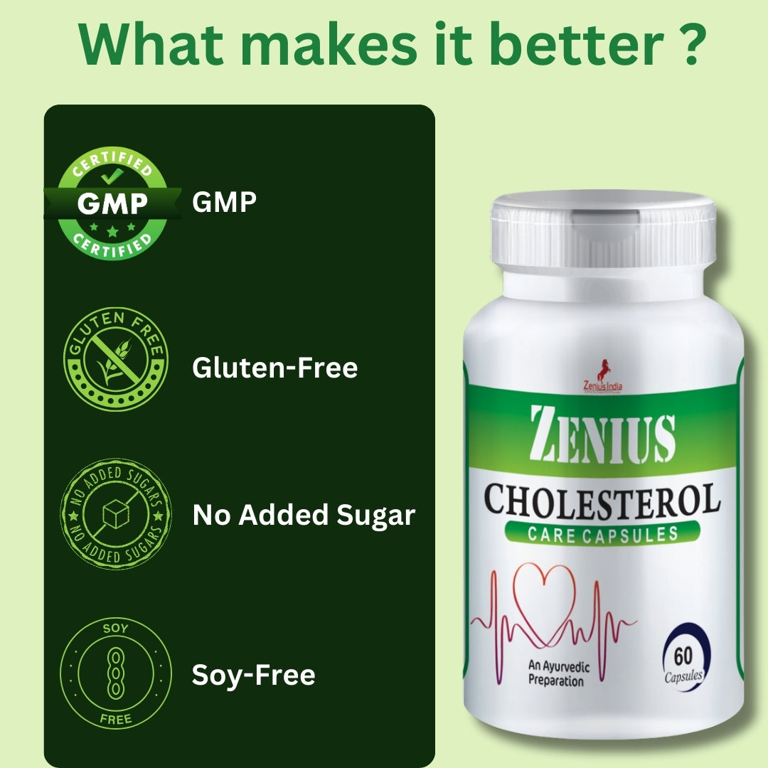 Zenius Cholesterol Care Capsule-60 Capsules