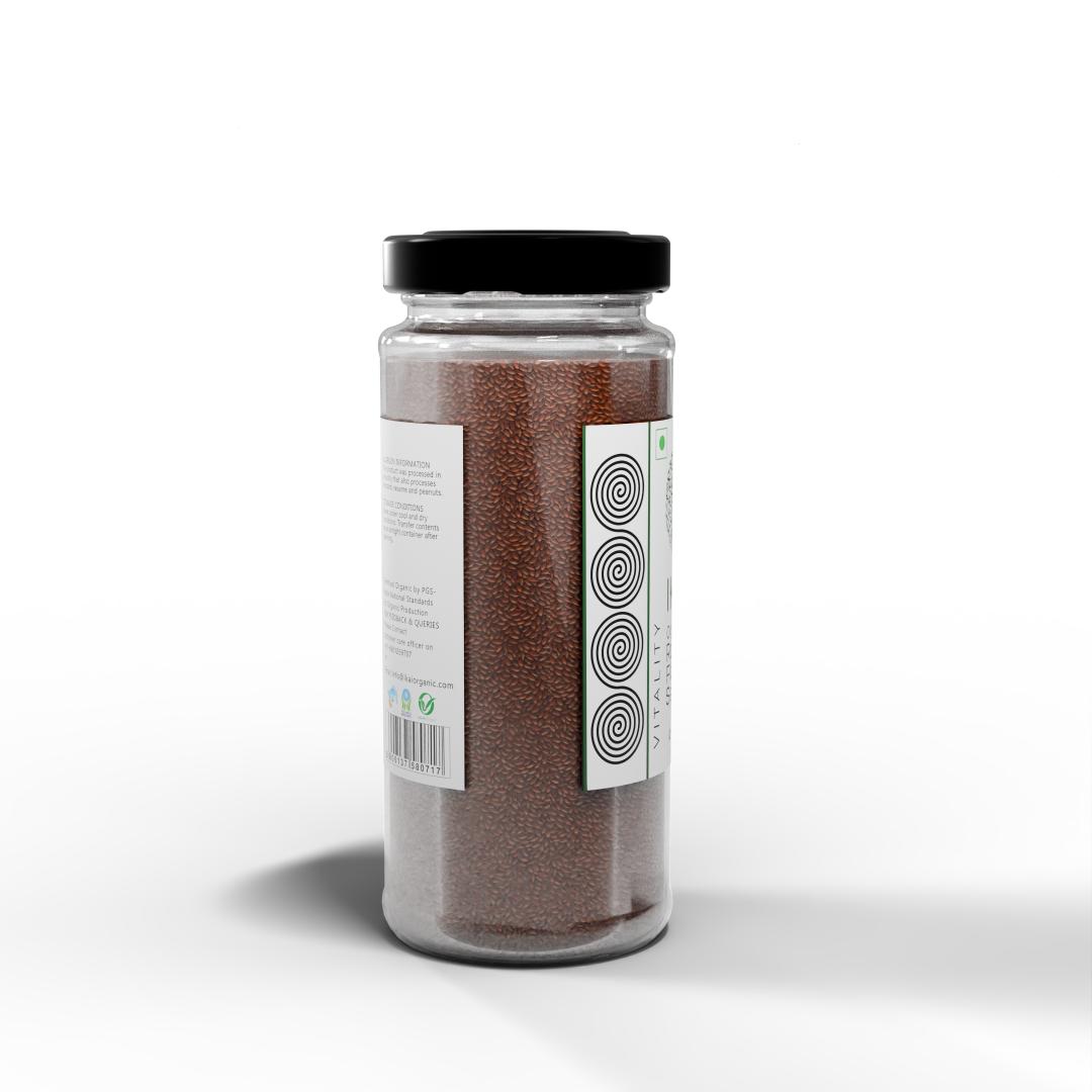 Organic Flax Seeds | Alsi Seed | Roasted Healthy Seeds | Good Fats | 100g