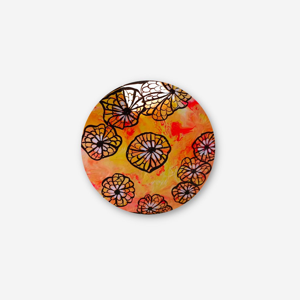 Abstract Design Wall Plate - Kreate- Wall Decor