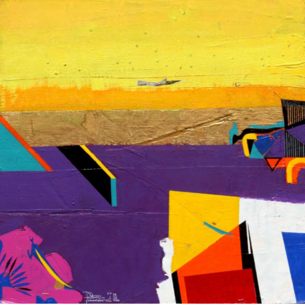 Abstract Landscape Painting - Kreate- Painting