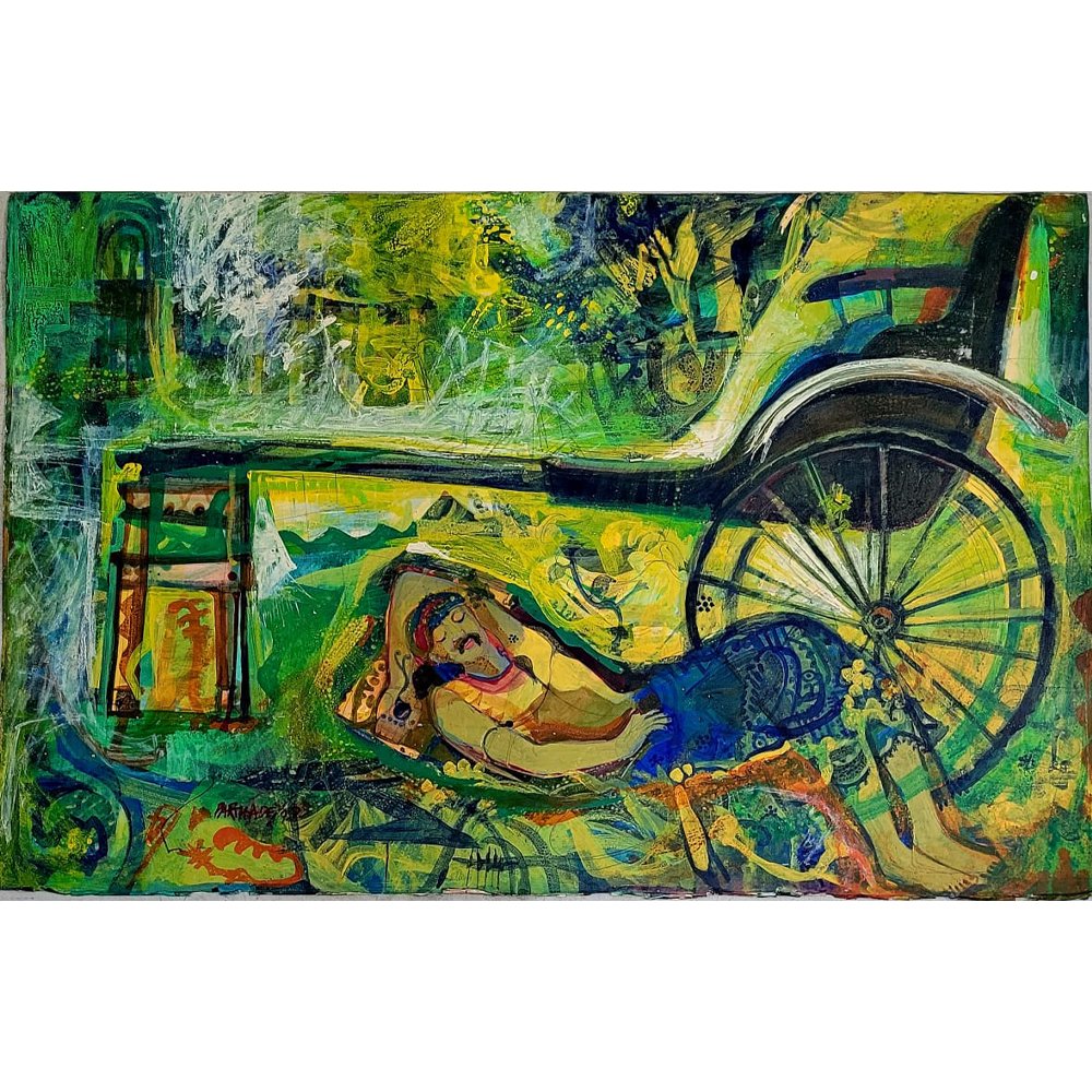 Acrylic Painting Siesta - Kreate- Painting