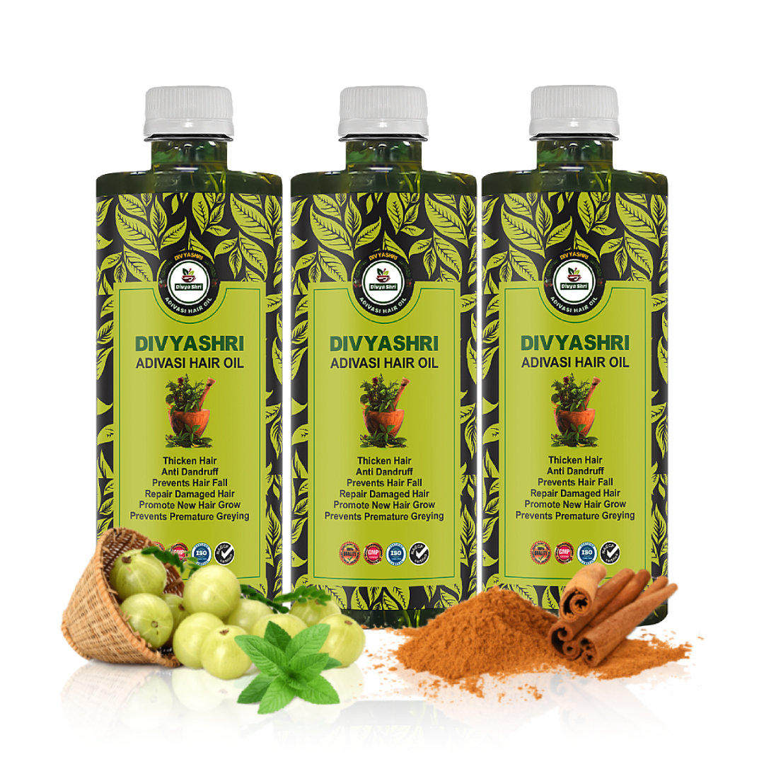 Divya Shri Vaidya Adivasi Hair Oil (500ml)