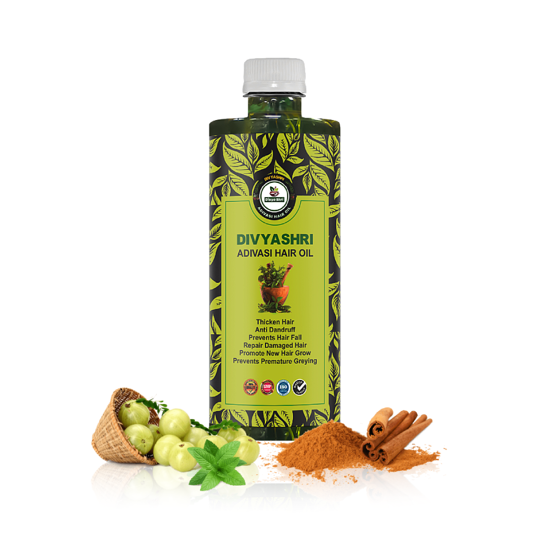 Divya Shri Vaidya Adivasi Hair Oil (500ml)