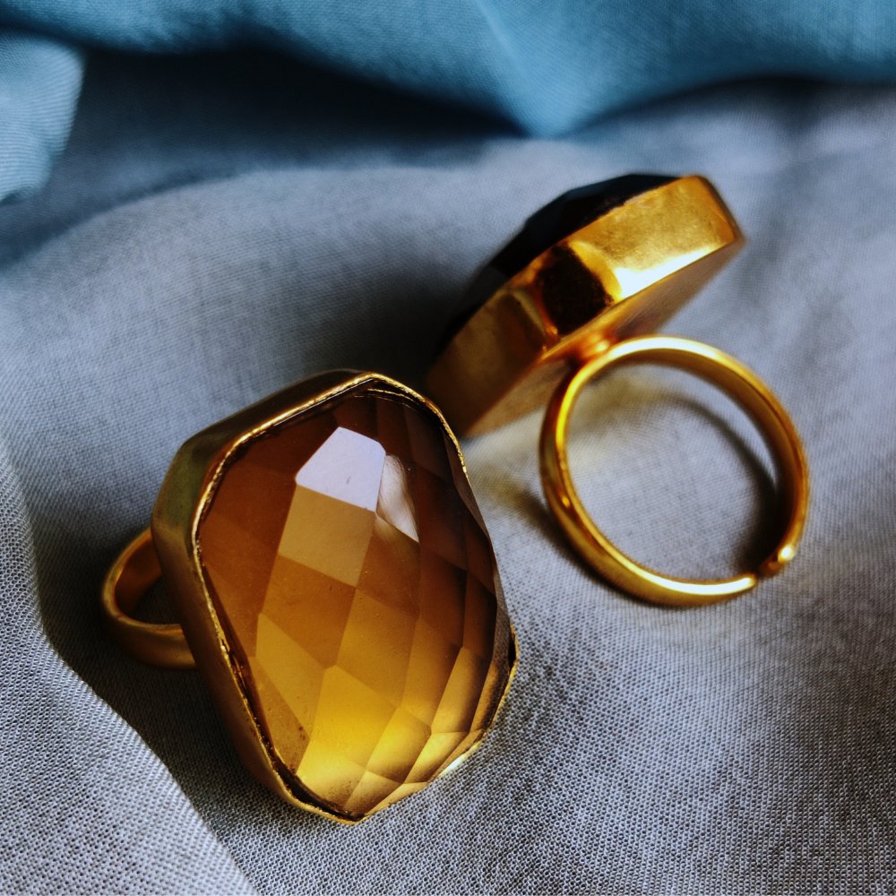 Adjustable Checker Ring - Kreate- Rings