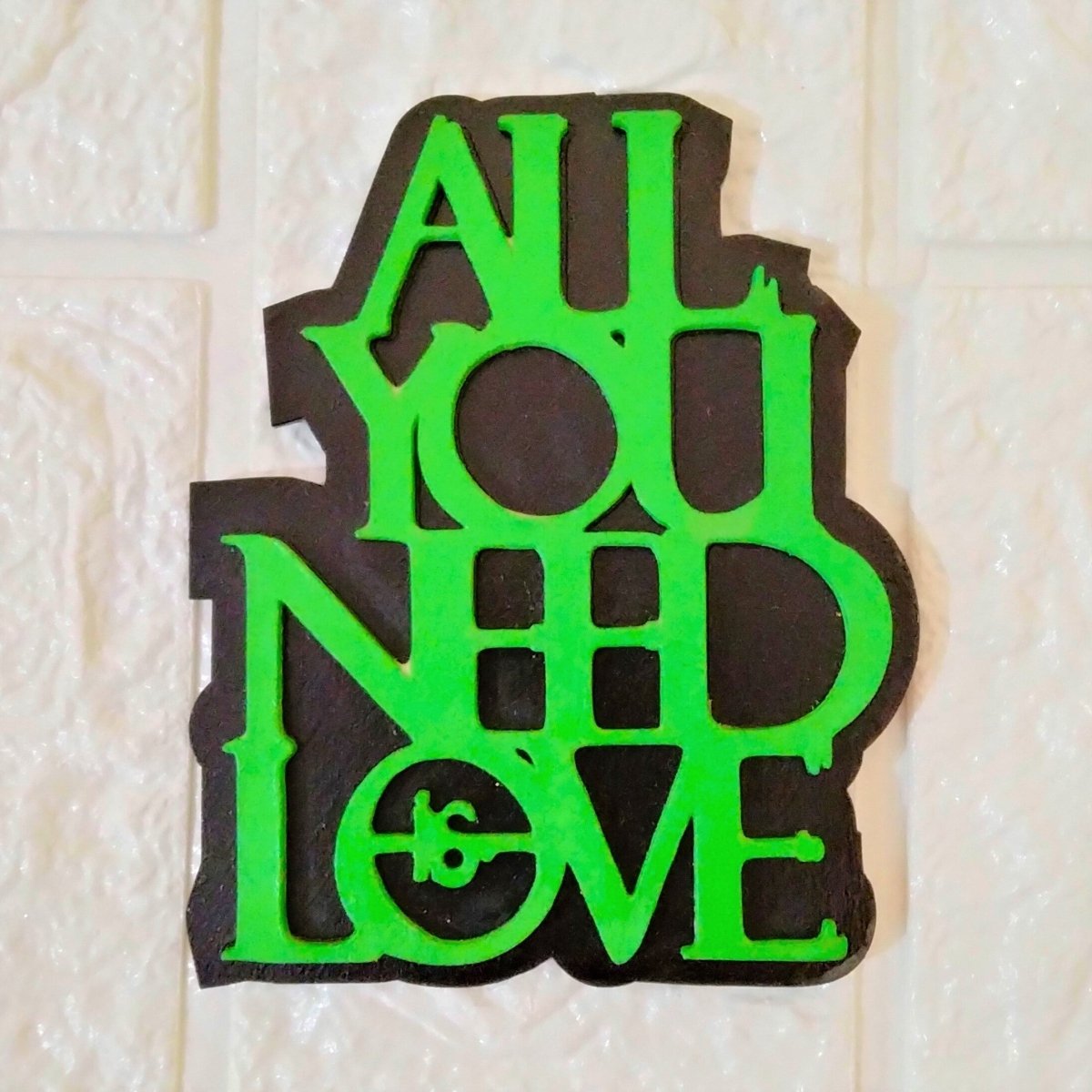 All You Need Is Love Fridge Magnet - Kreate- Coasters