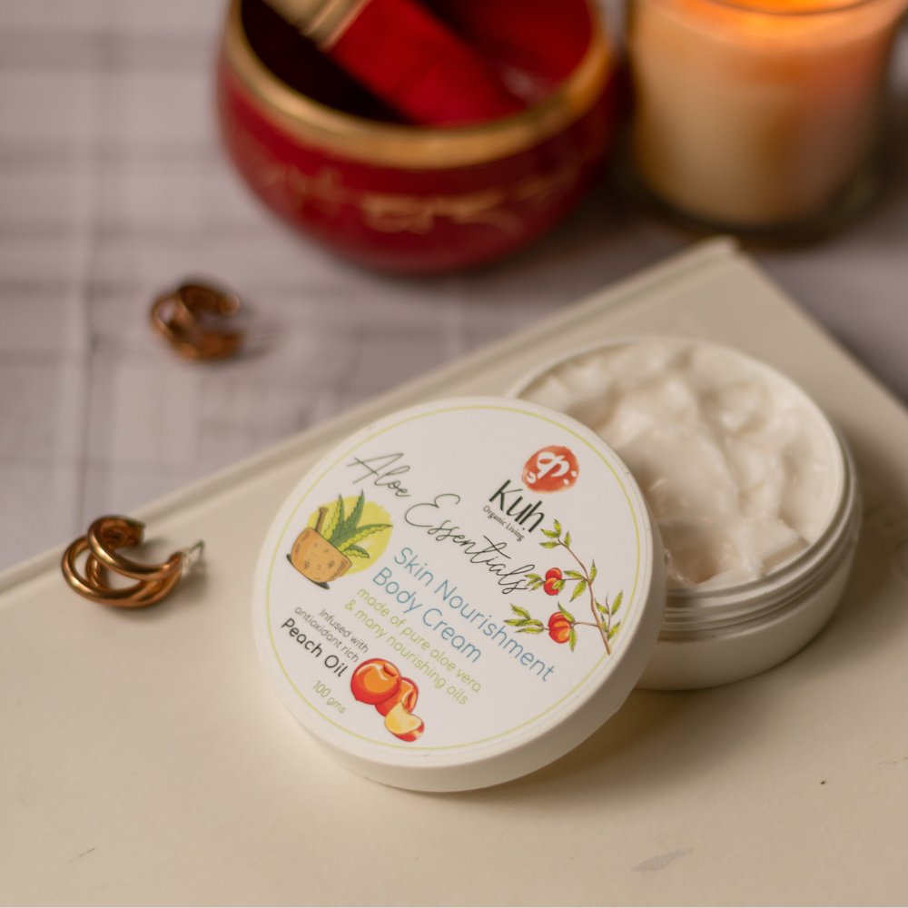 Aloe Essentials Skin Nourishment Body Cream (100ml) - Kreate- Moisturizers & Lotions