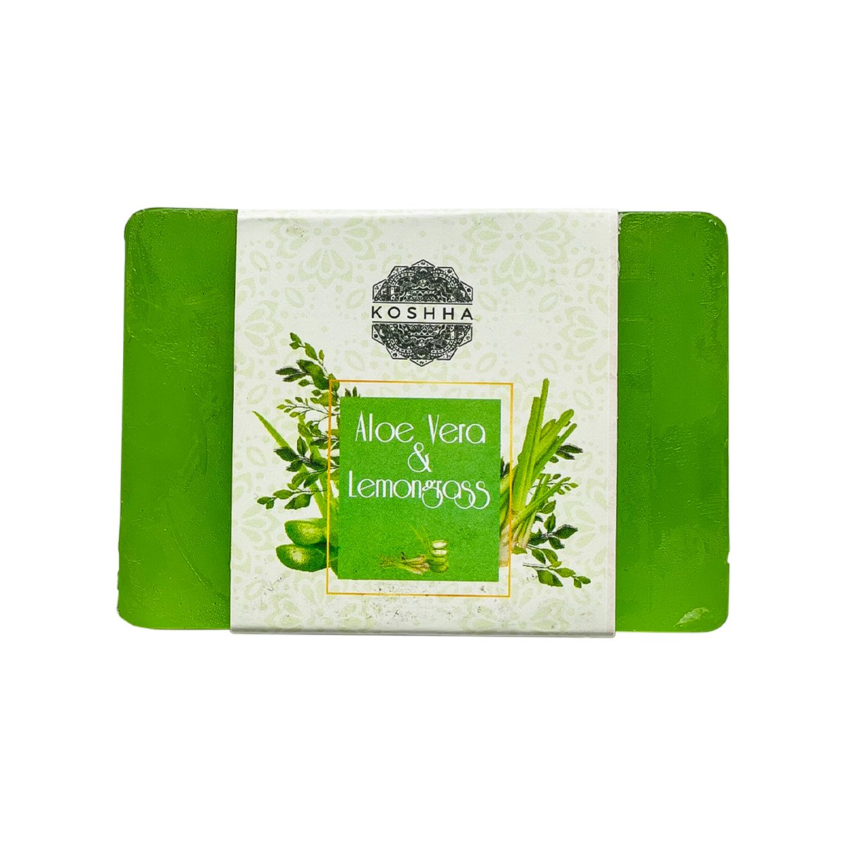 Aloevera & Lemongrass Soap (80g) - Kreate- Soaps