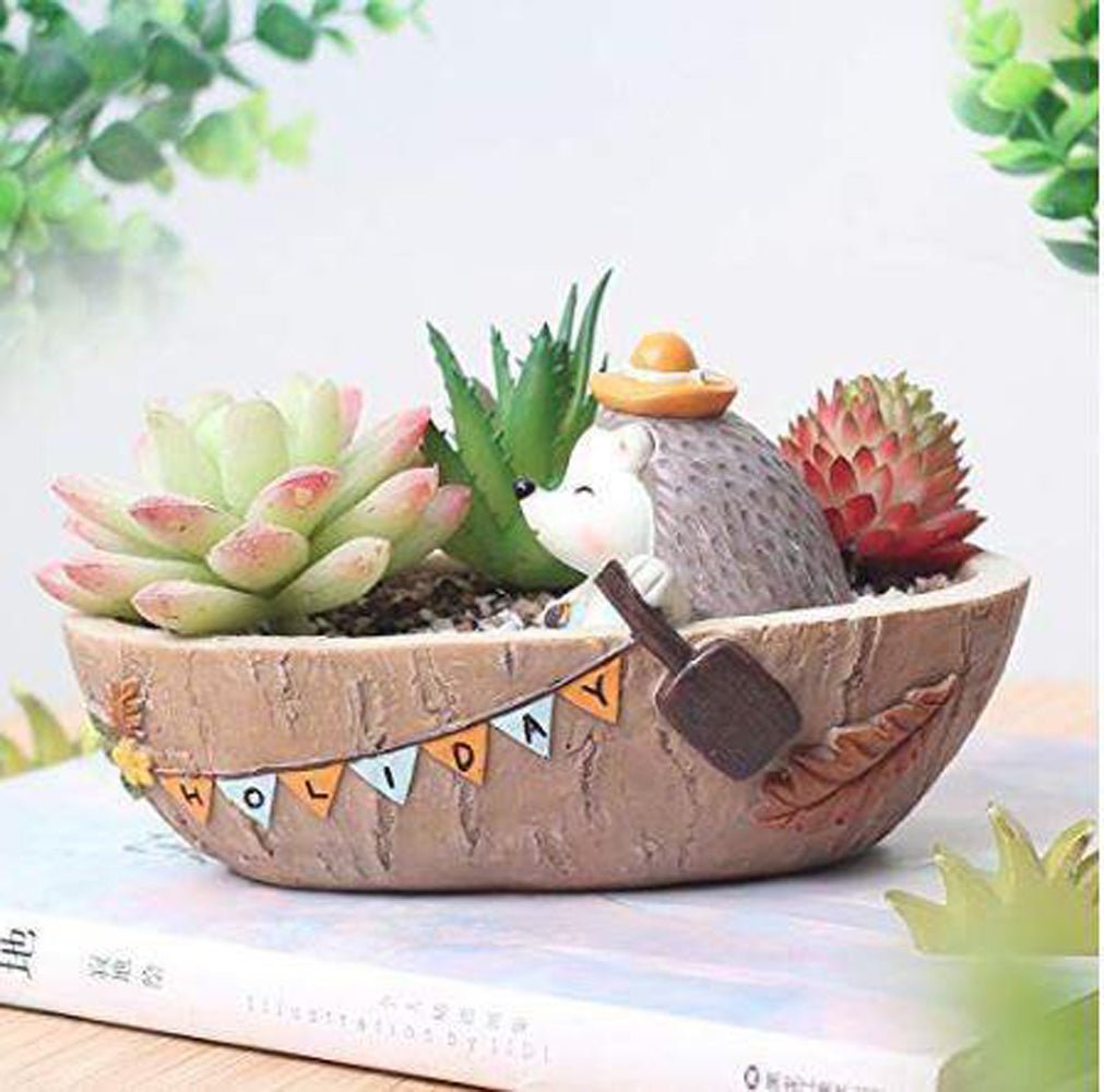 Animal-themed Planters (Set of 4) - Kreate- Planters & Pots