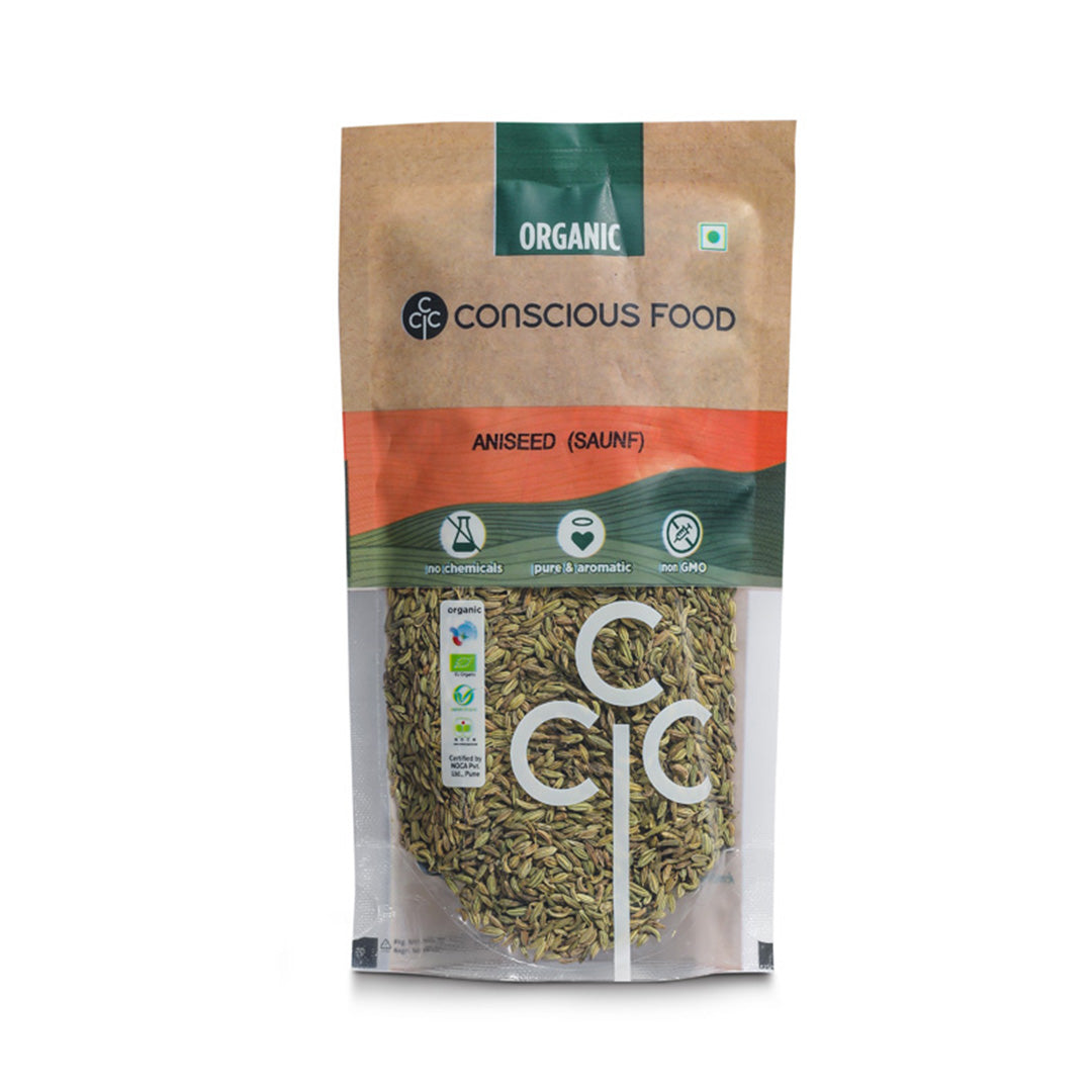 Conscious Food Aniseed (Saunf) - 100g