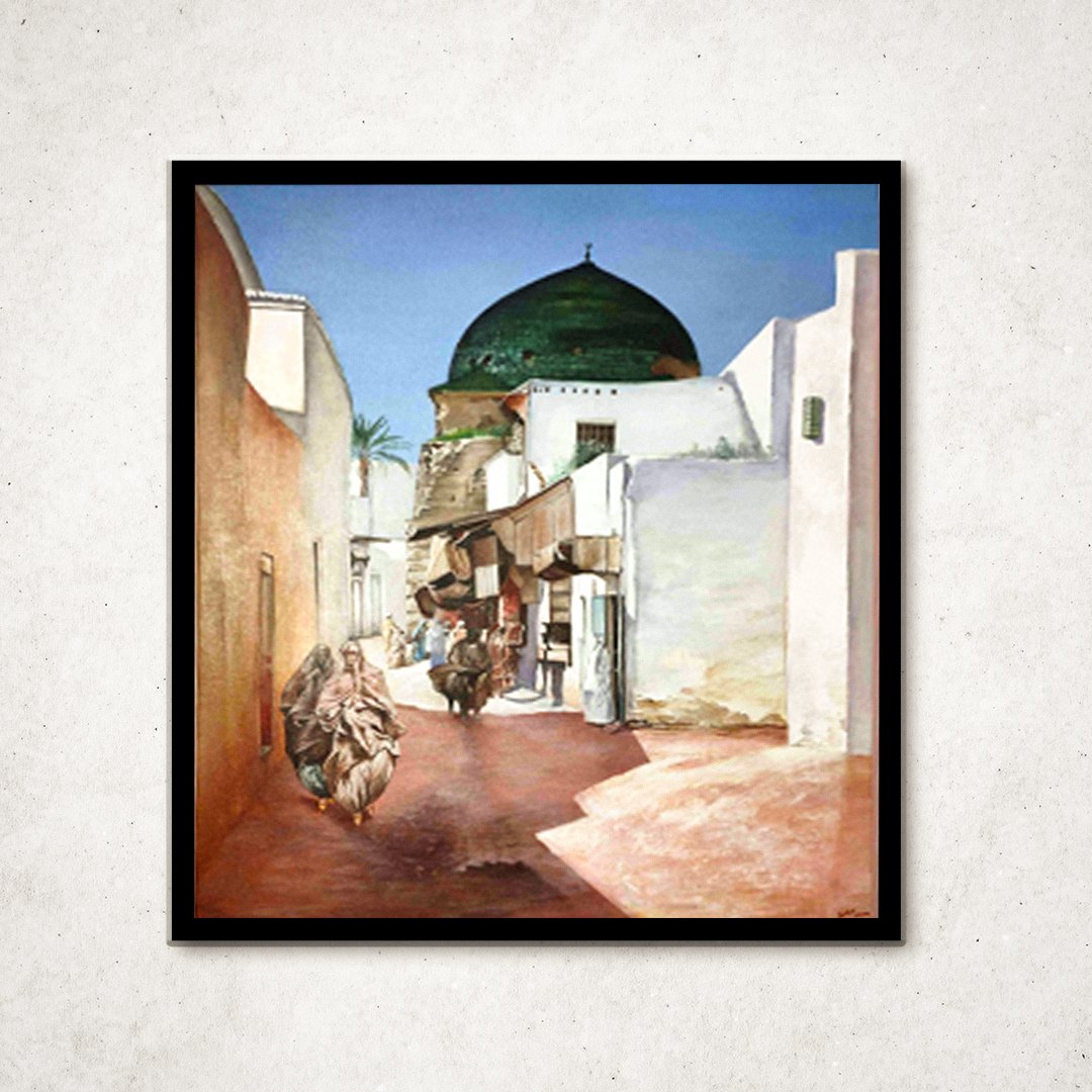 'Arabian Palace' - Acrylic Painting - Kreate- Painting