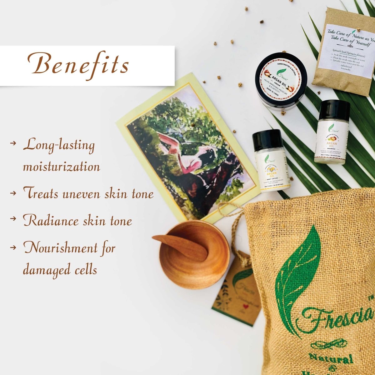 Argan Oil Travel Kit (90ml) - Kreate- Hair Oils