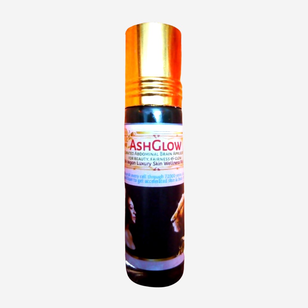 AshGlow: Chemical-Free Curated Roll-on (8ml) - Kreate- Face & Body Oils