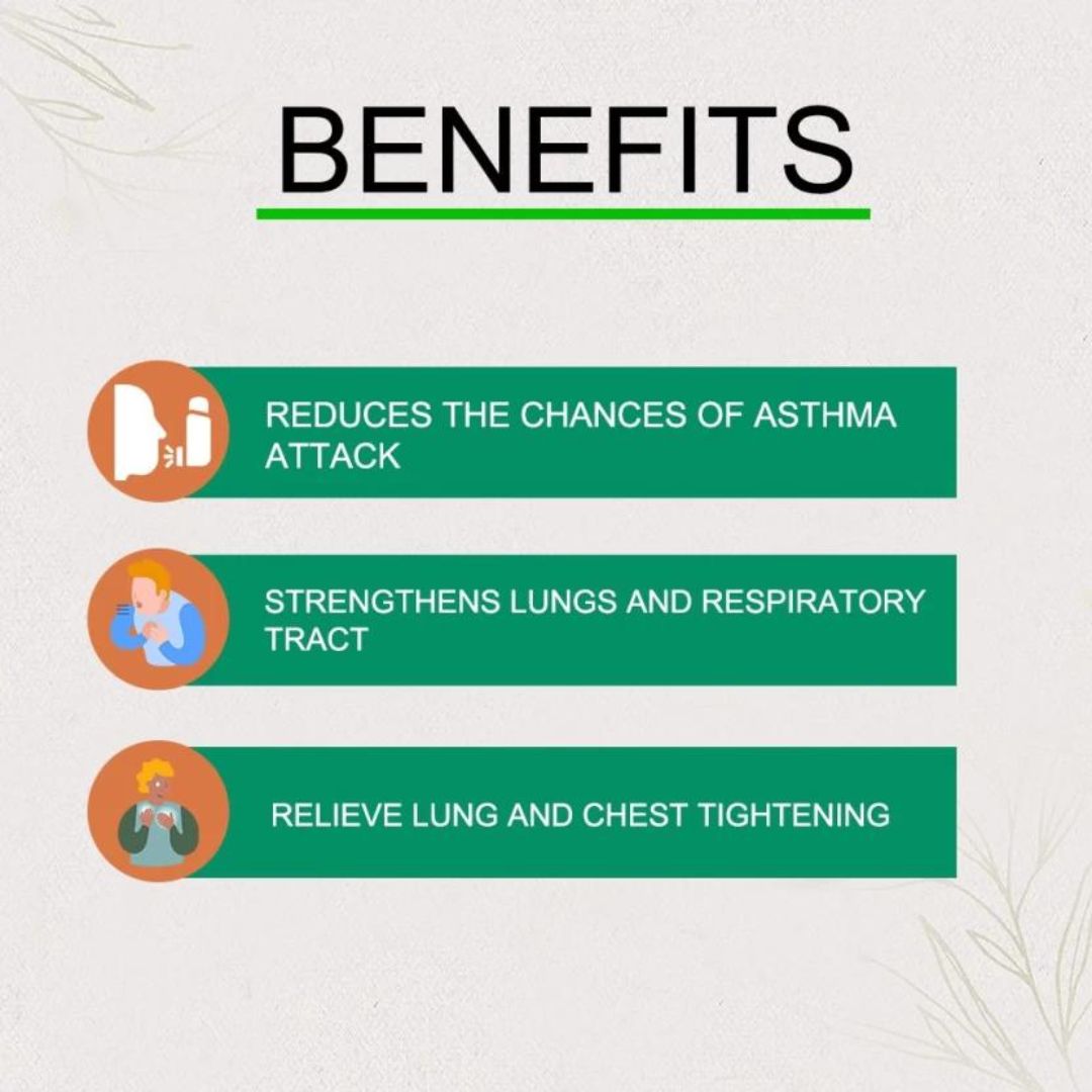Zenius Asthma Care Capsule for Asthma relief & Asthma breathing capsule (60 Capsules)