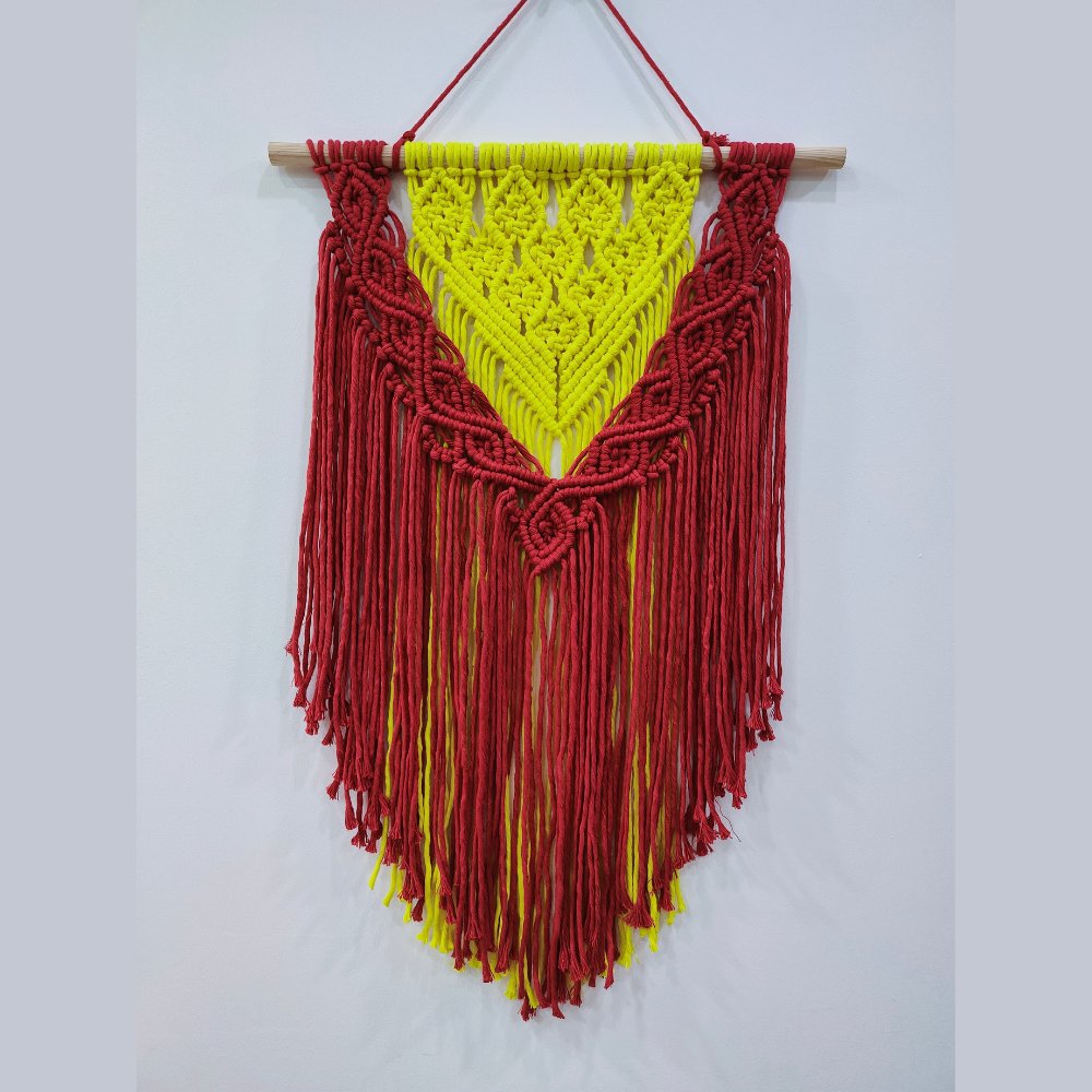 Ayoni Decor Macrame Coloured Wall Hanging - Kreate- Wall Decor