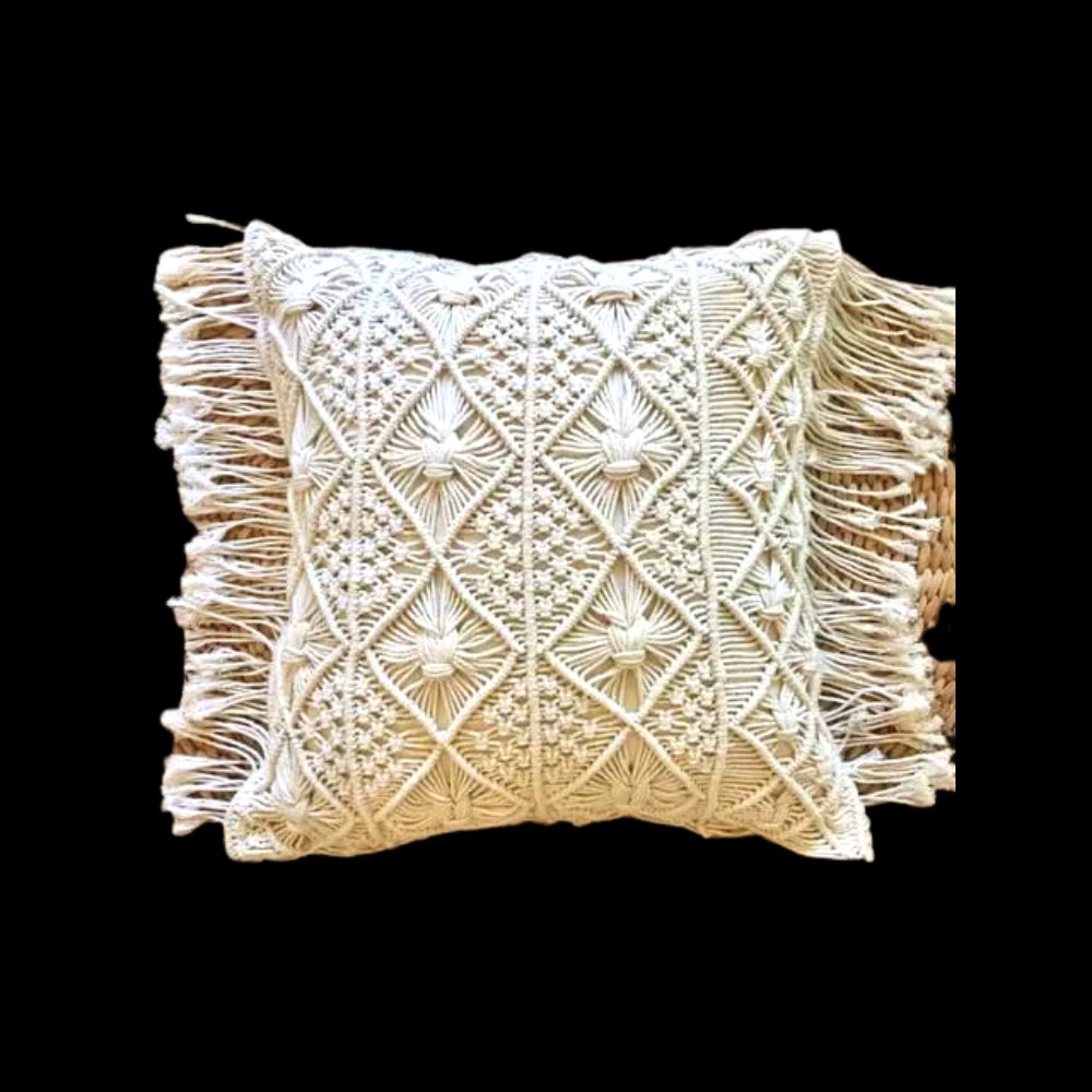 Ayoni Decor Macrame Cushion Cover - Kreate- Cushions & Covers