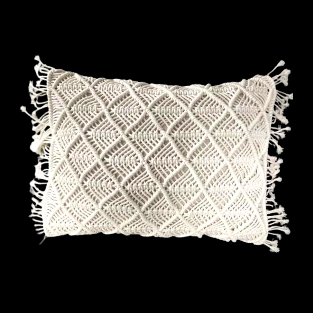 Ayoni Decor Macrame Cushion Cover - Kreate- Cushions & Covers