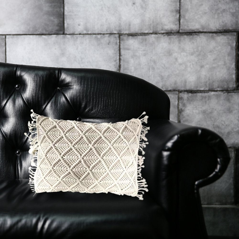 Ayoni Decor Macrame Cushion Cover - Kreate- Cushions & Covers