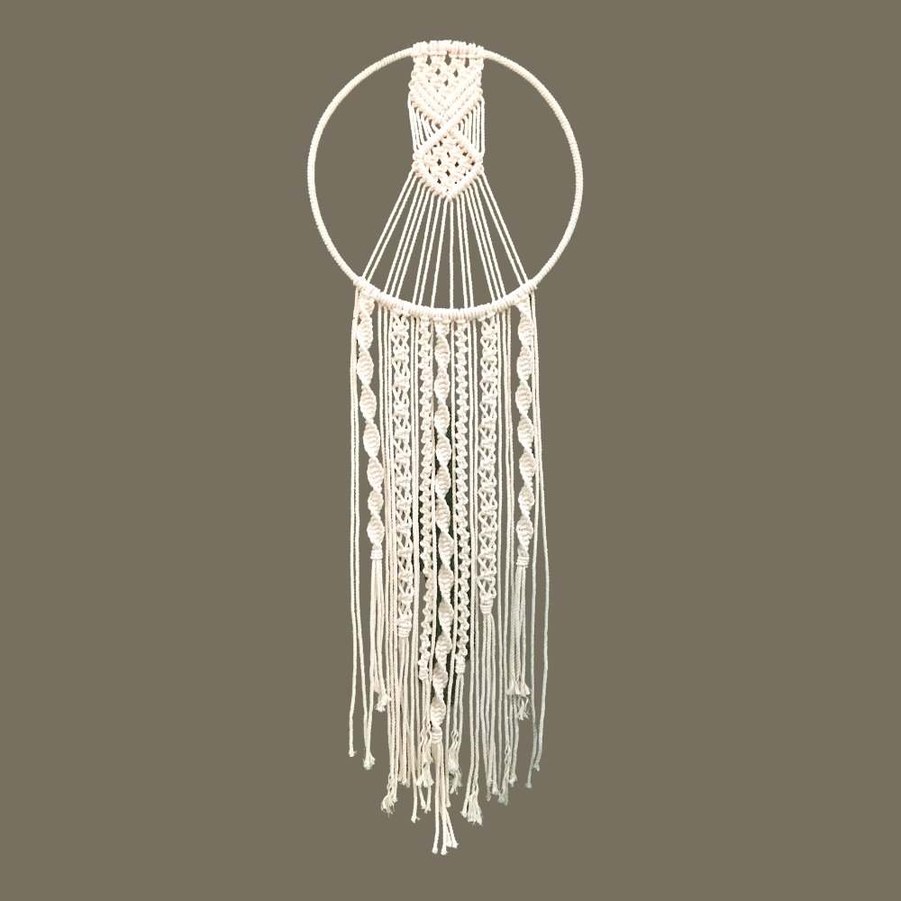 Ayoni Decor Macrame Round Wall Hanging - Kreate- Wall Decor