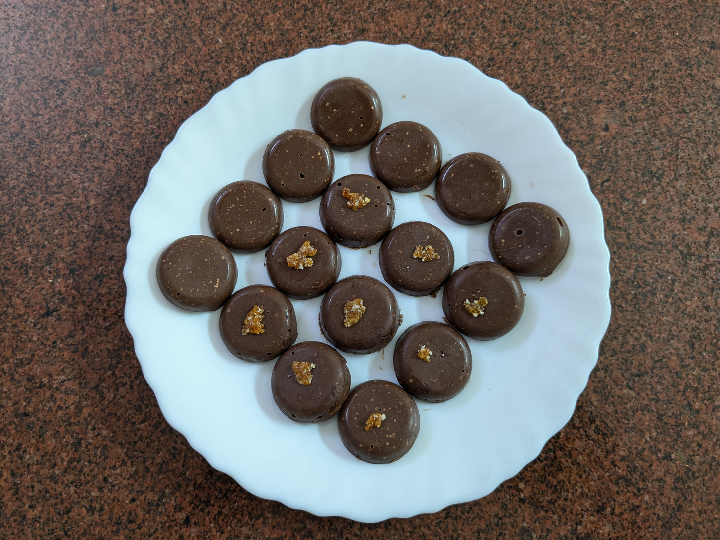 Mallika's Home Kitchen Handmade Chocolates,Roasted Almond, 100g