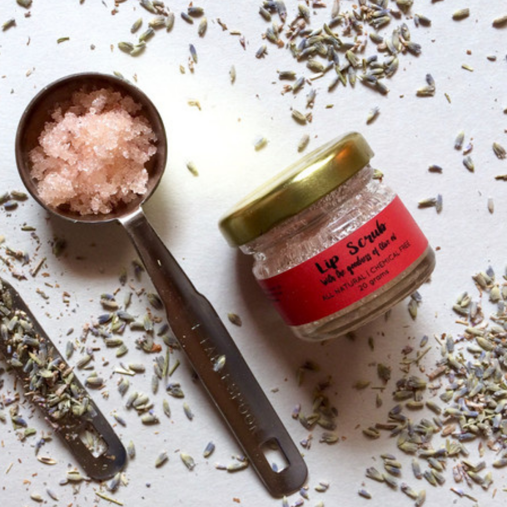 Natural Lavender Lip Scrub (20g)