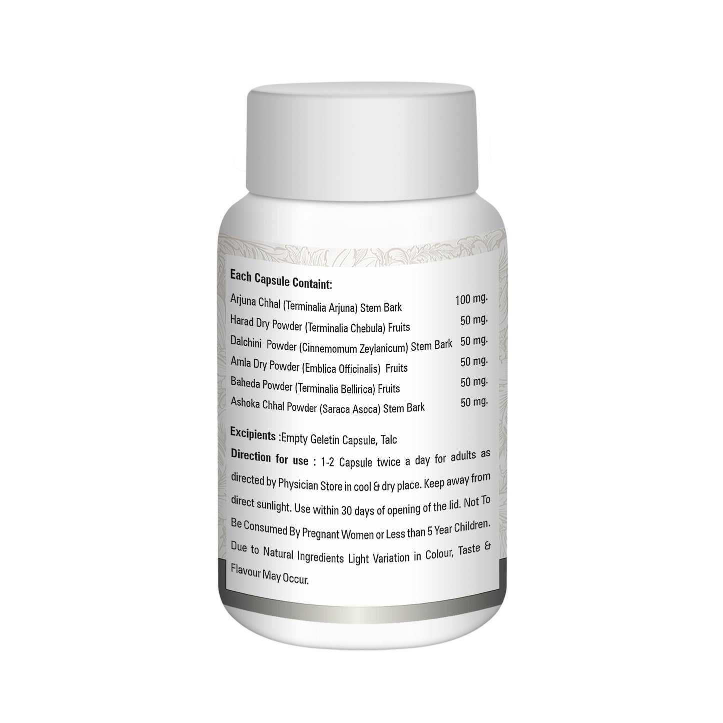 Divya Shri Vascofresh Heart Care Capsules Ayurvedic | Heart Wellness 60 capsule