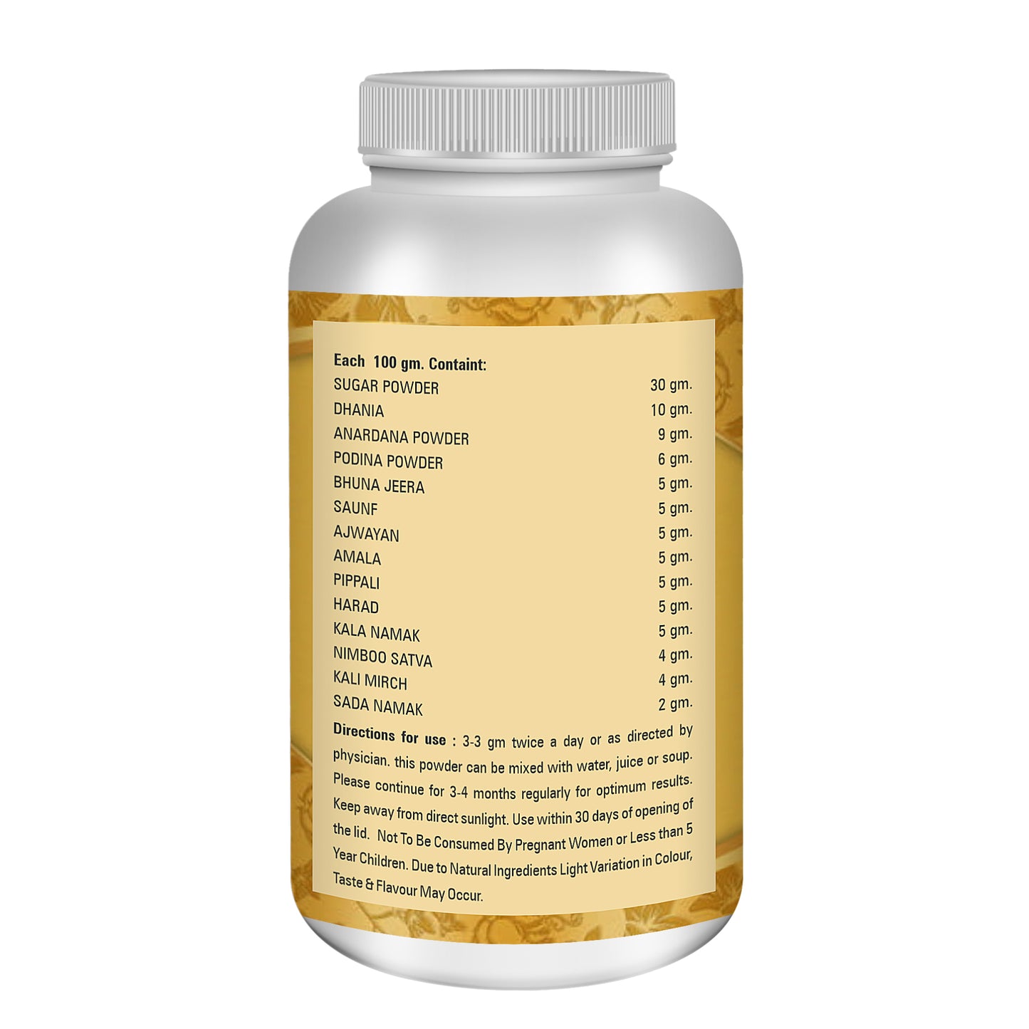 Divya Shri Trizoxytop Powder Effective Relief From Constipation Ayurvedic Powder for Kabz, Gastric, & Acidity Natural Ingredients Improves Digestion & Regulates Bowel Movement, Ayurvedic Colon Cleanser (200gm)