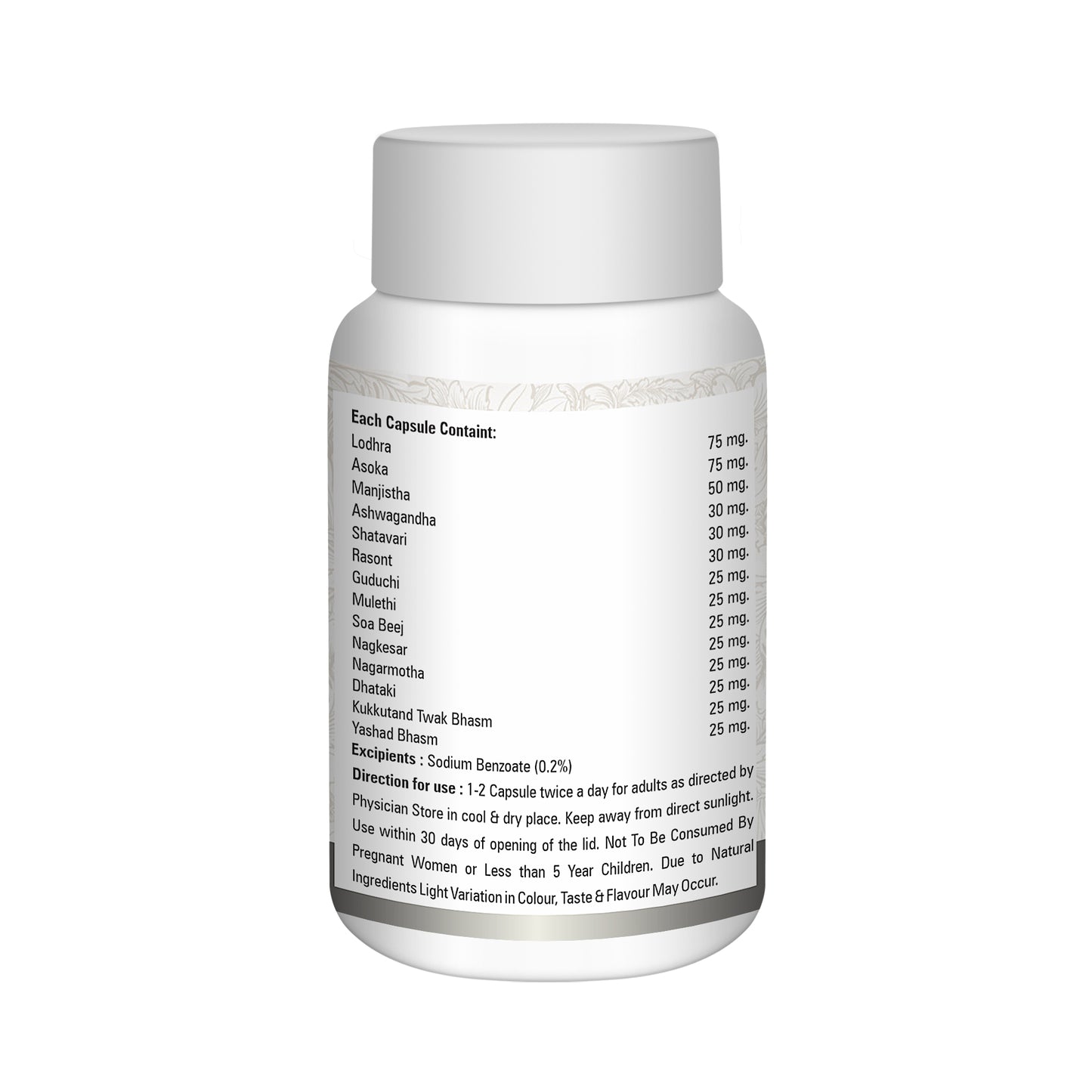 Divya Shri Shetop Women's Wellness Capsule | Pure Herbs I Ayurvedic Product (60 capsules)