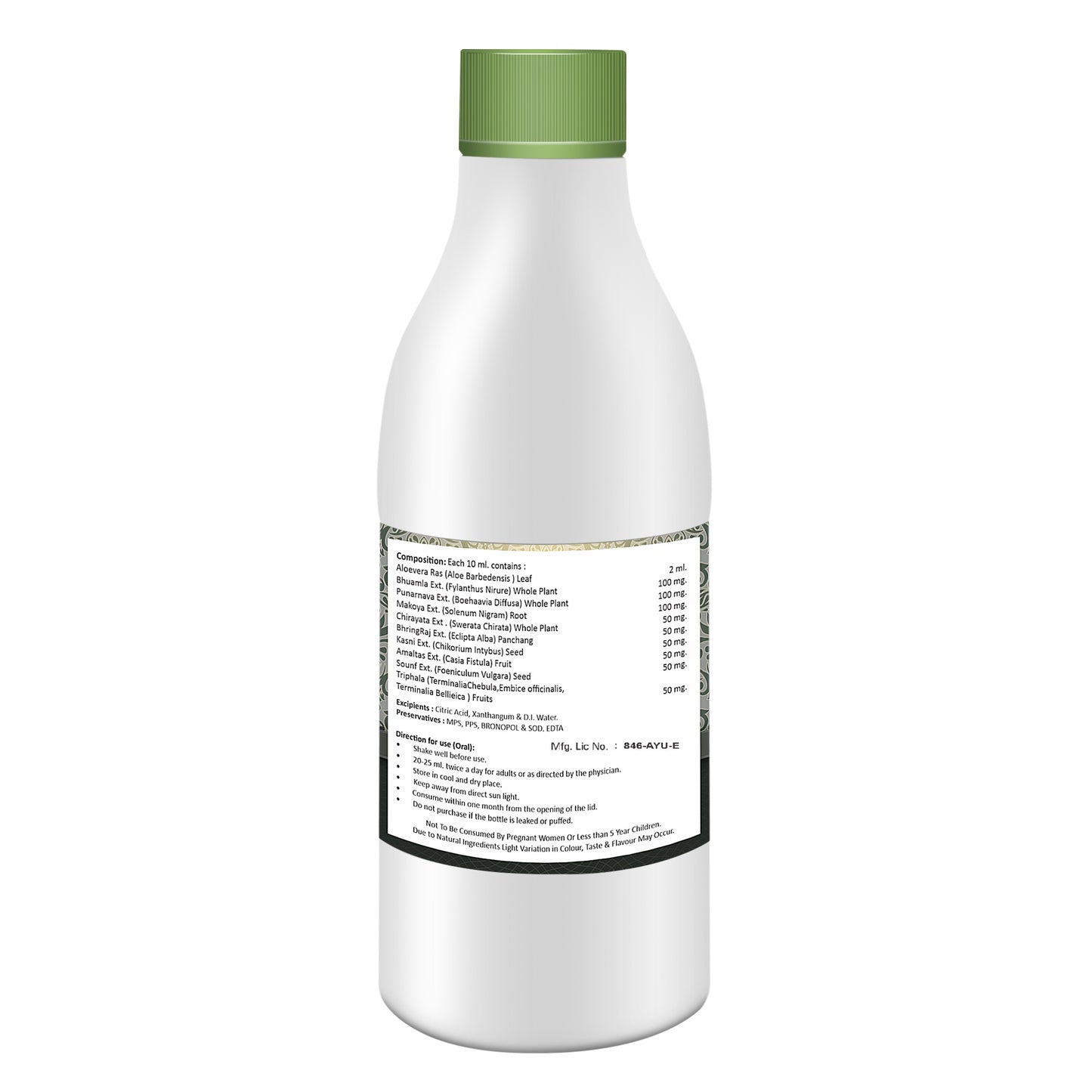 Divya Shri Maxolive Ayurvedic Liver Tonic | 100% herbal liver Tonic for indigestion and Acidity (500 ml)