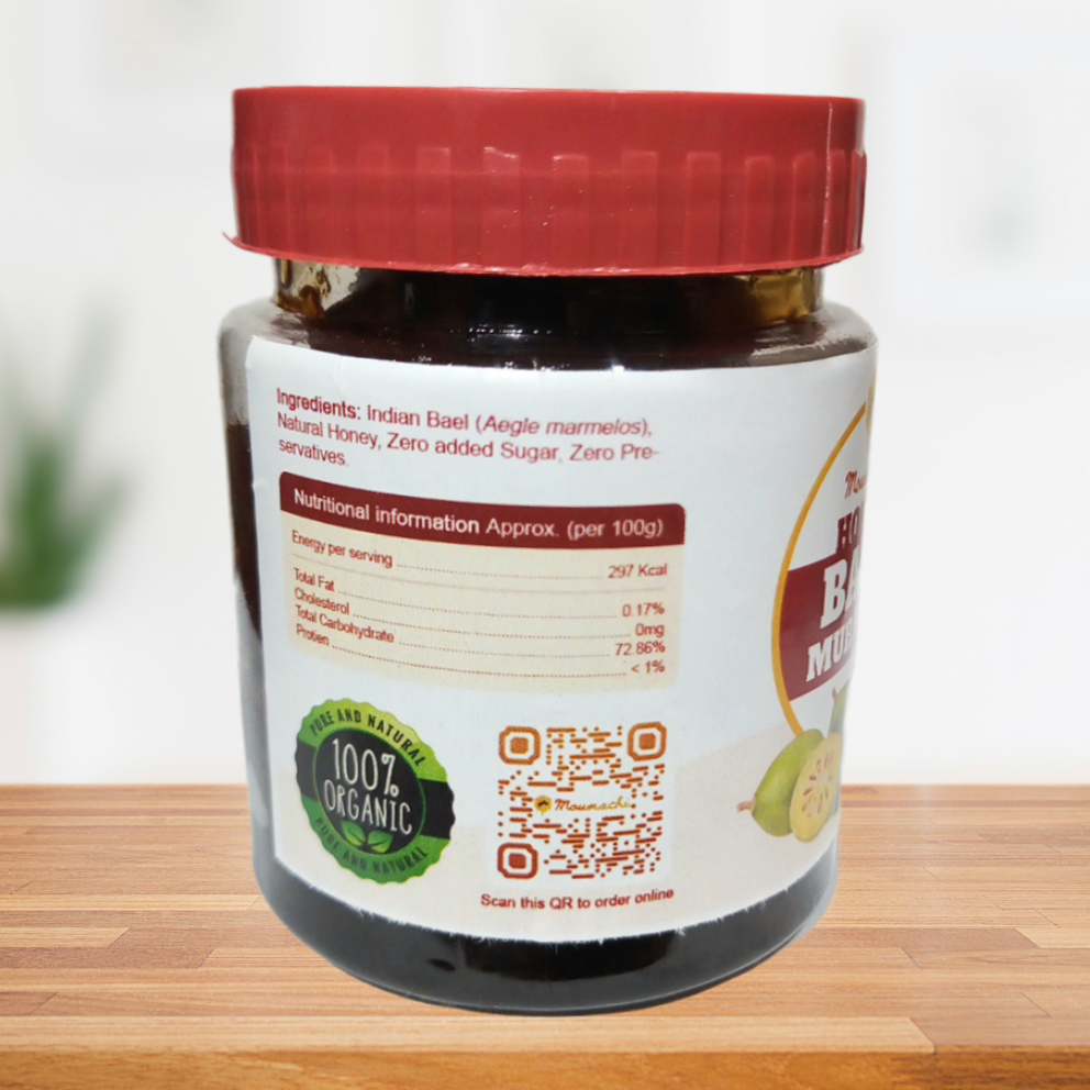 Moumachi Organic Honey Bael Murabba 250g (Pet jar)