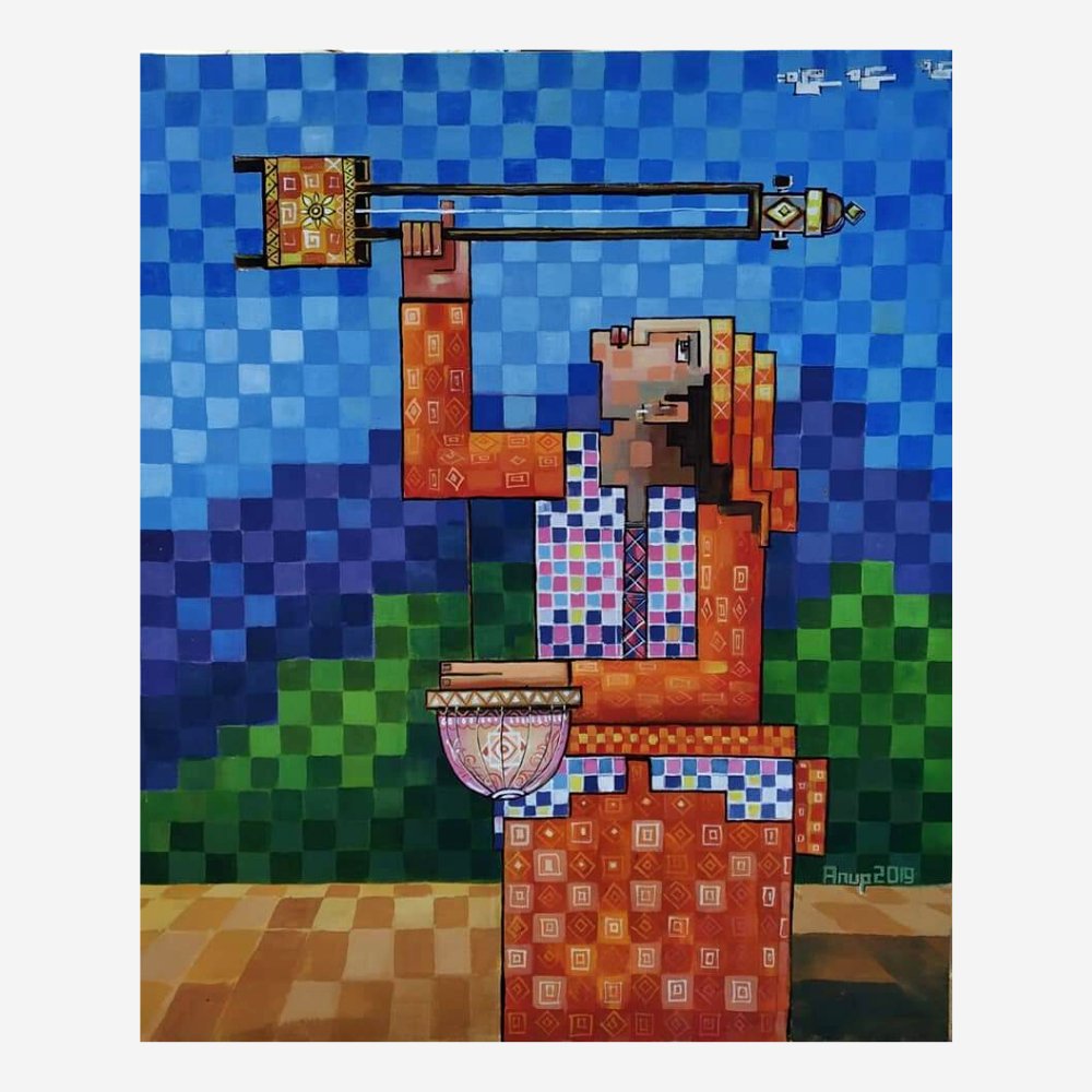 Baul of Bengal Painting - Kreate- Paintings