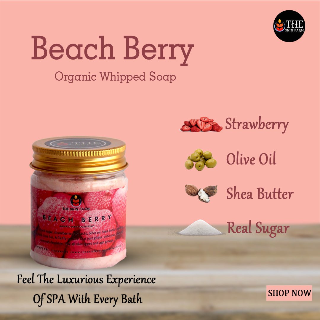 Beach Berry Whipped Soap (50g) - Kreate- Soaps