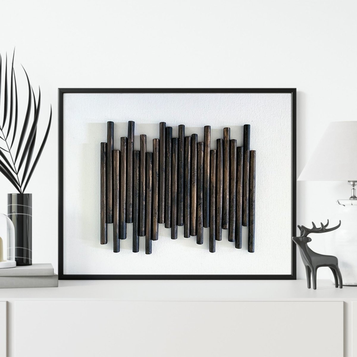 Beautiful Things Don't Ask for Attention - Sculpted Painted - Kreate- Home Decor