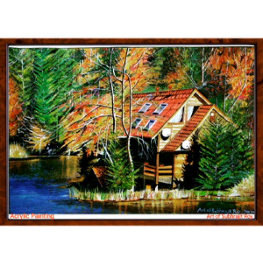 'Beauty of Nature' - Acrylic Painting - Kreate- Painting
