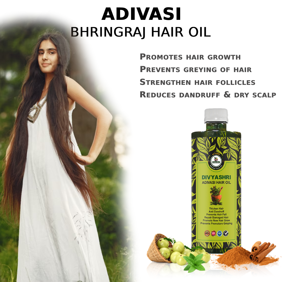 Divya Shri Vaidya Adivasi Hair Oil (500ml)